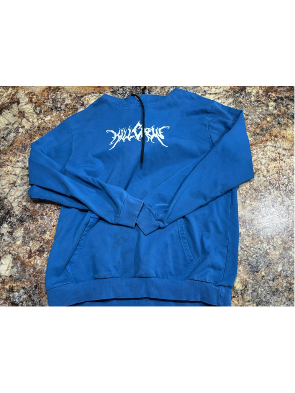 Blue KILL CREW GYM IS MY PSYCH WARD Pullover Hoodie XL Sweatshirt